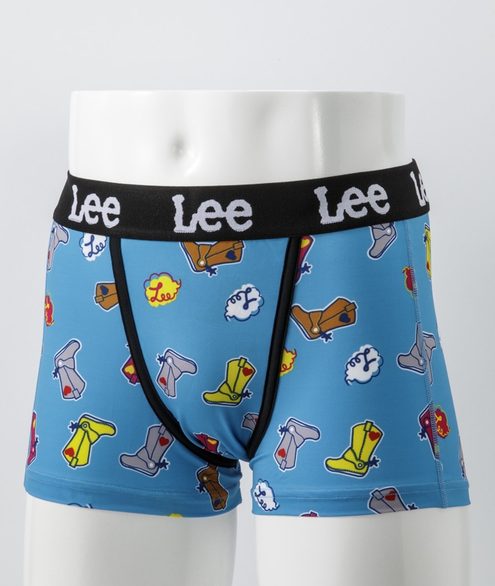 メンズインナー リー 紳士ウエスタン柄ボクサーブリーフ ｍサイズ ブルー 紳士 パシオス公式ネットショップ パシオスnet