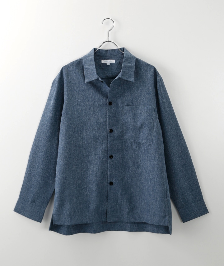 杢調シャツジャケット(Mサイズ グレーモク): メンズ｜パシオス