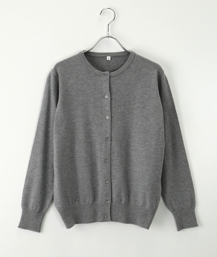 MUZE x FACCIES レオパード カーディガン グレー GYDA ジェイダ プリントニットカーディガン グレー sizeF 瑞穂店