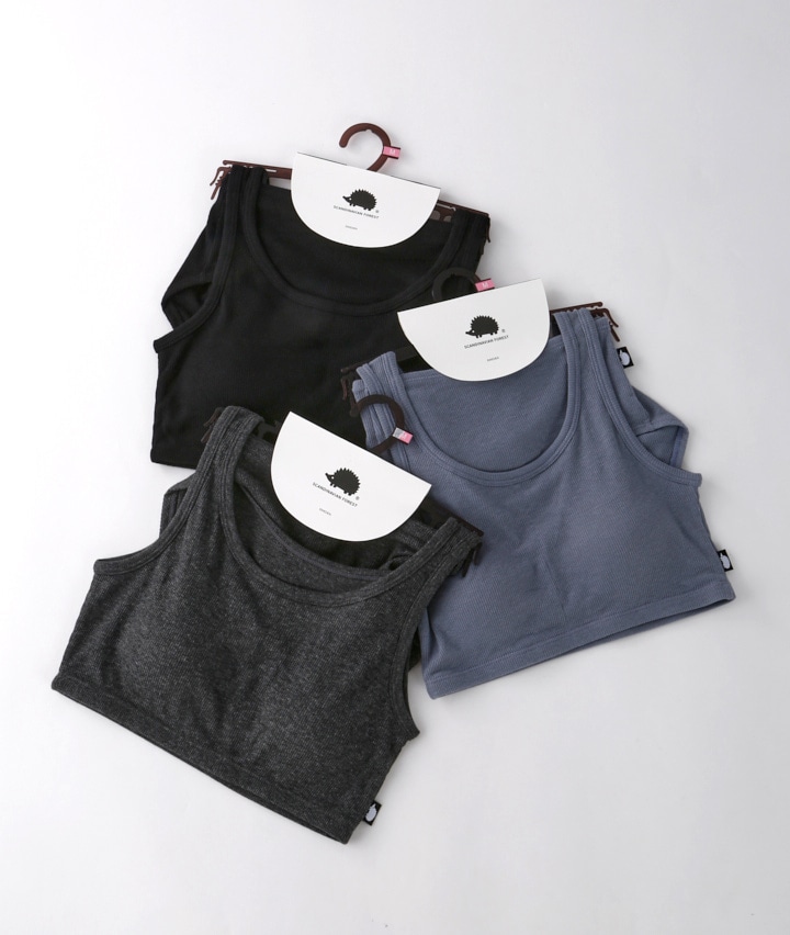 ハーブティ XGFKT02J3 ボーダー ハーフジップアップ ニット