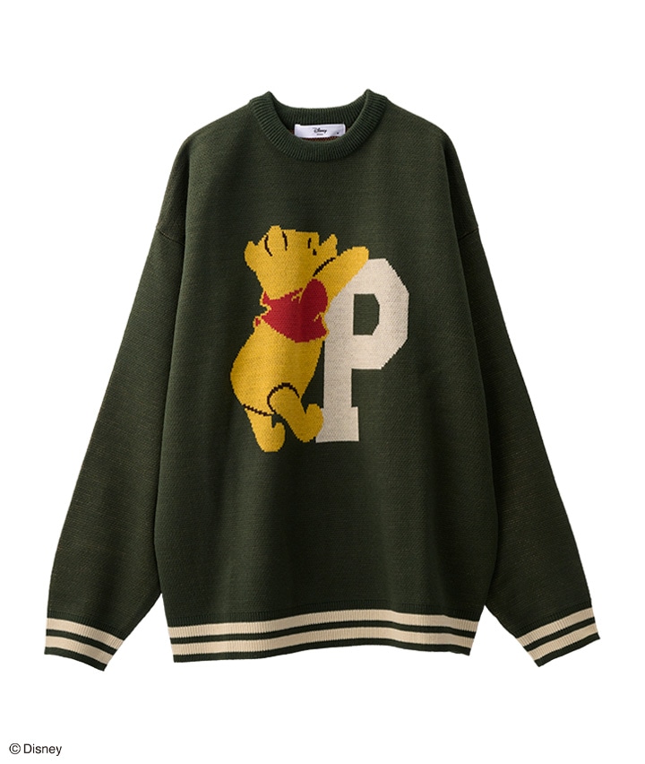 プーさん 長袖カーディガン ルームウェア M WHITE POOH FREAK'S STORE