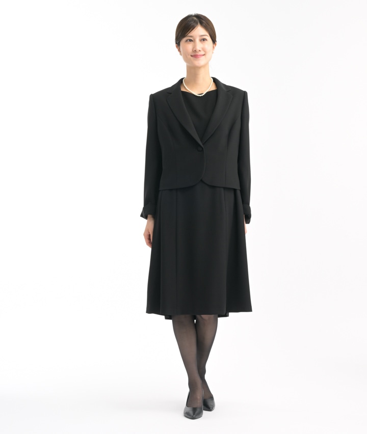 大きいサイズ）Bテーラーアンサンブルブラックフォーマル(19号  