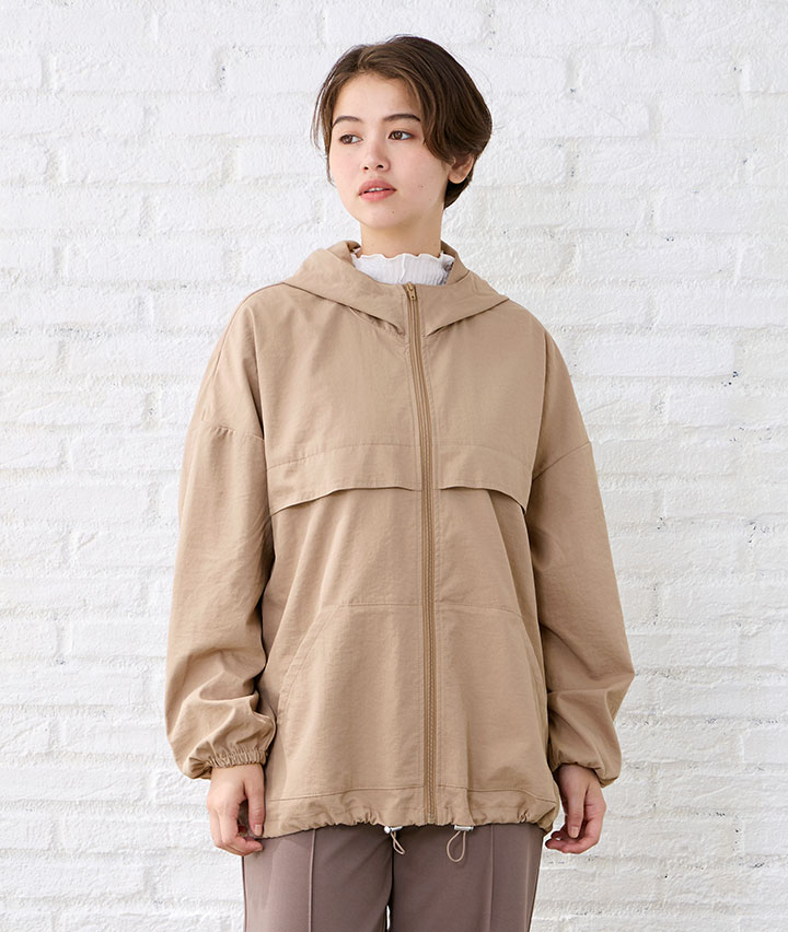コットンライクマウンテンパーカー(Mサイズ ベージュ