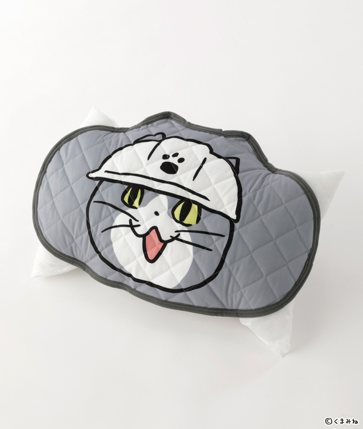 仕事猫 枕パッド ピローマット からしゃ 寝具 くまみね