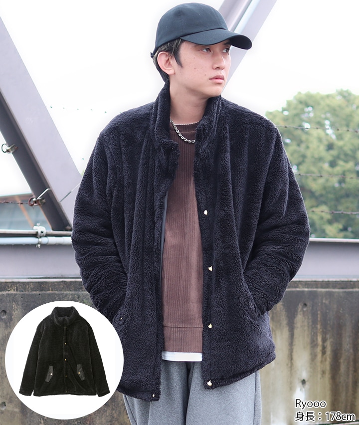 今風カジュアル】裏付きボアジャケット(Ｍサイズ オフ): メンズ｜パシオスNet - 公式通販
