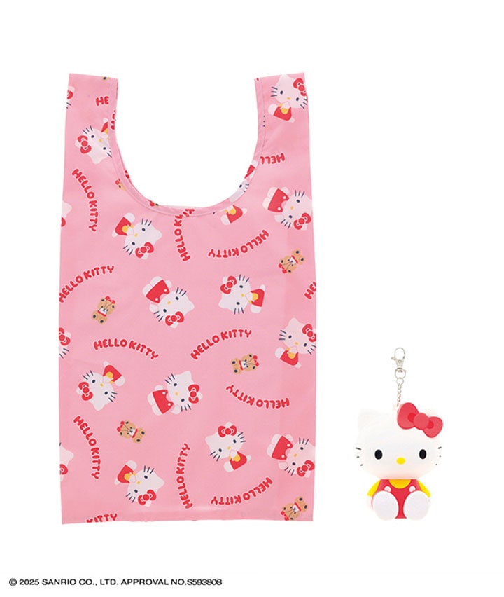 【サンリオキャラクターズ】（ハローキティ）シリコンポーチ付きエコバッグ