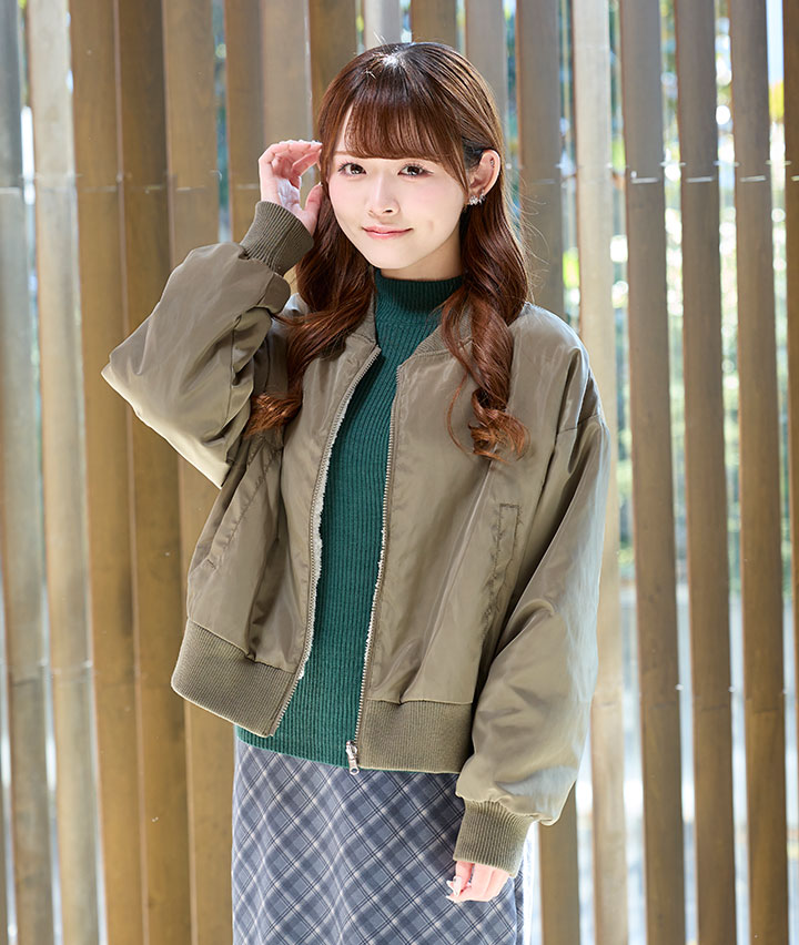 パワショルリブニットプルオーバー