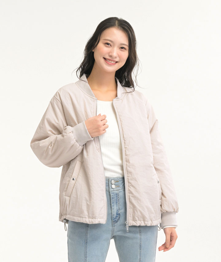 ダブルジップブルゾン