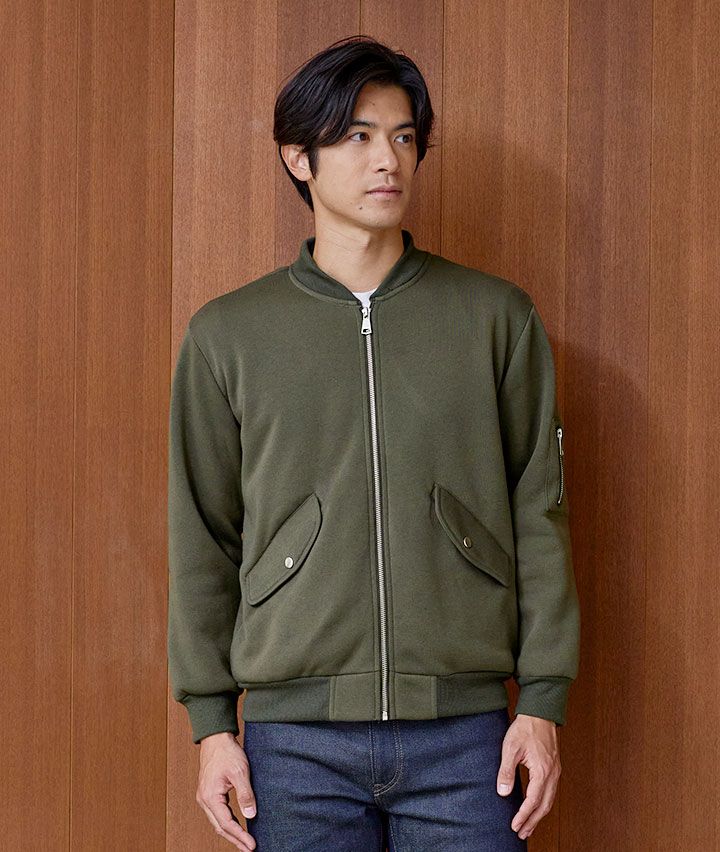 裏起毛カットジャケット