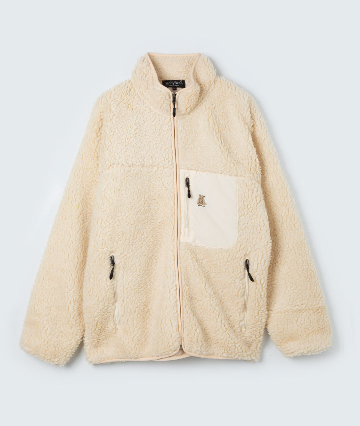 【テディベア】メンズボアフリースジャケット