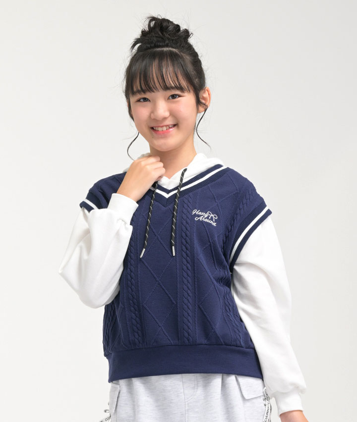 女児プルパーカ