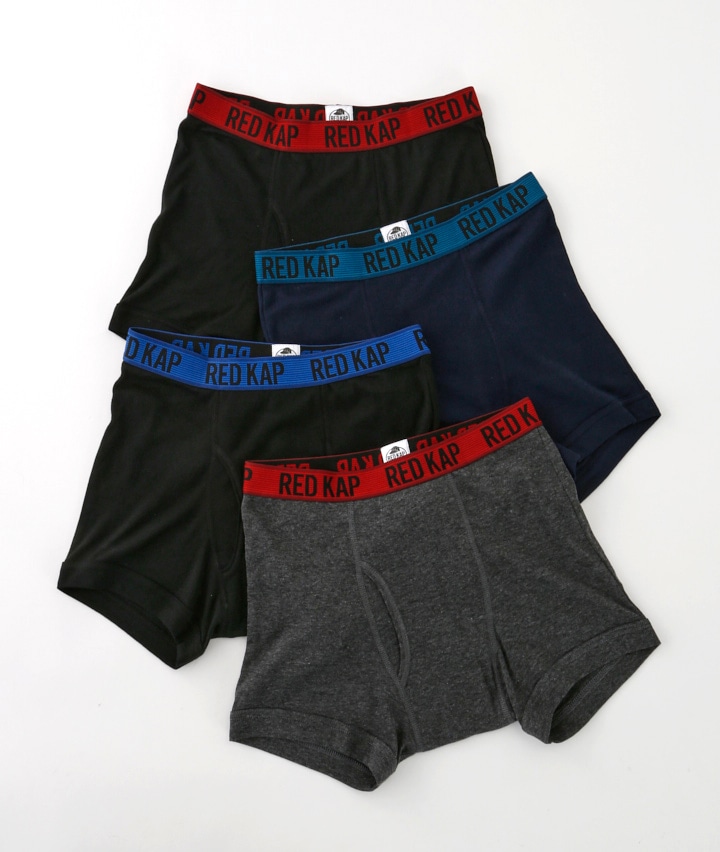 【ＲＥＤ　ＫＡＰ】（４枚入り）ボクサーブリーフパック（前開き）