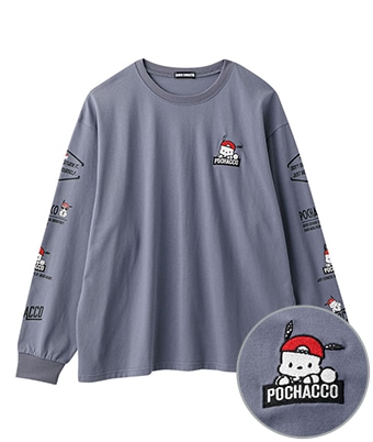 【サンリオキャラクターズ】（ポチャッコ）長袖プリントＴシャツ