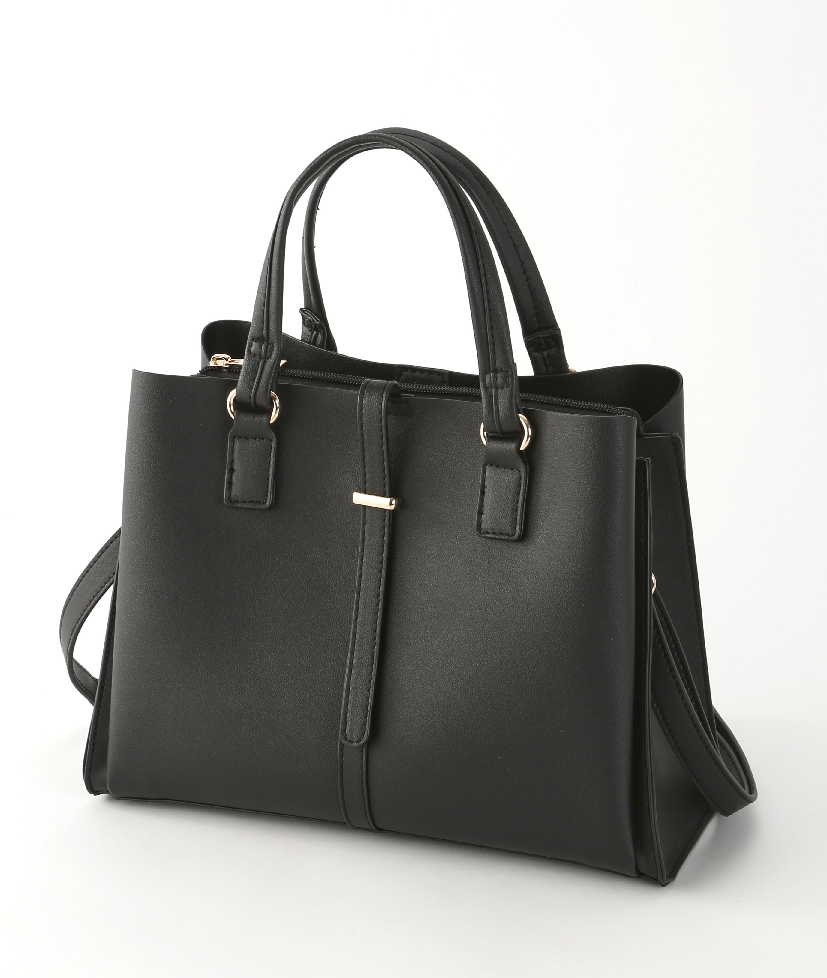 一枚合皮長ベルト２ＷＡＹ手提げ