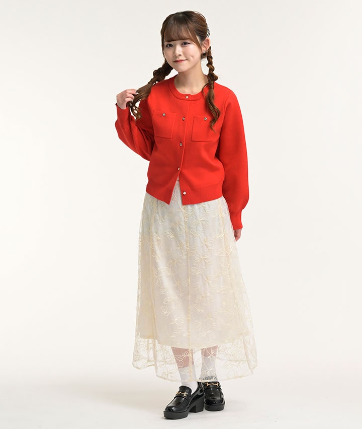 婦人刺しゅうスカート