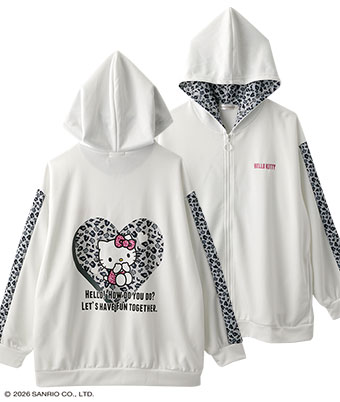 【サンリオキャラクターズ】ジップパーカー