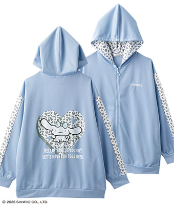 【サンリオキャラクターズ】ジップパーカー