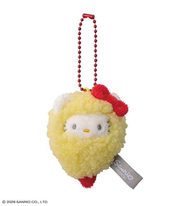 ぬいぐるみボールチェーン　キティ