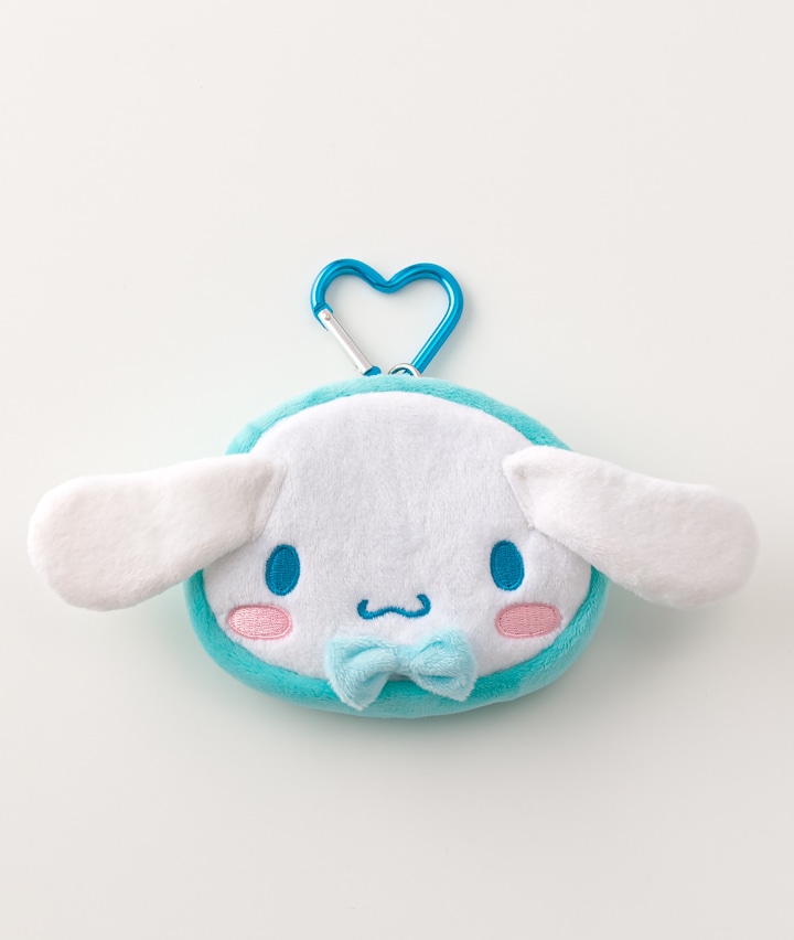 カラビナ付きミニフェイスポーチ　シナモロール