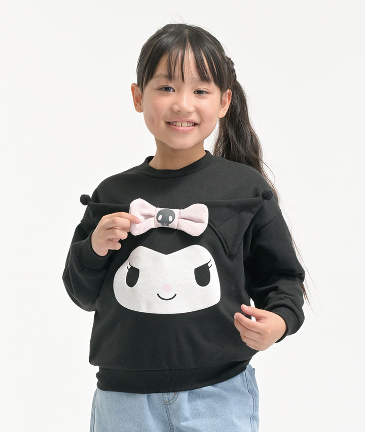 【サンリオキャラクターズ】（クロミ）女児トレーナー