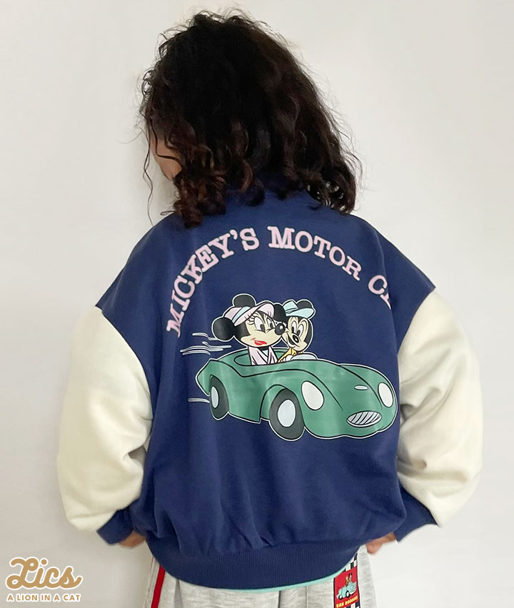 【ＬＩＣＳ】【Ｄｉｓｎｅｙ】（ミッキーマウス）男児裏毛ブルゾン
