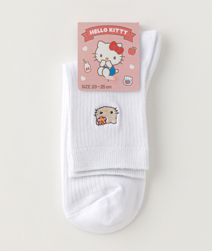 【サンリオキャラクターズ】（ハローキティ）（１足物）スクールソックス