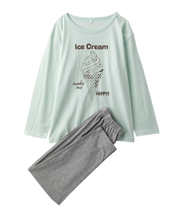 アイスクリームプリントパジャマ