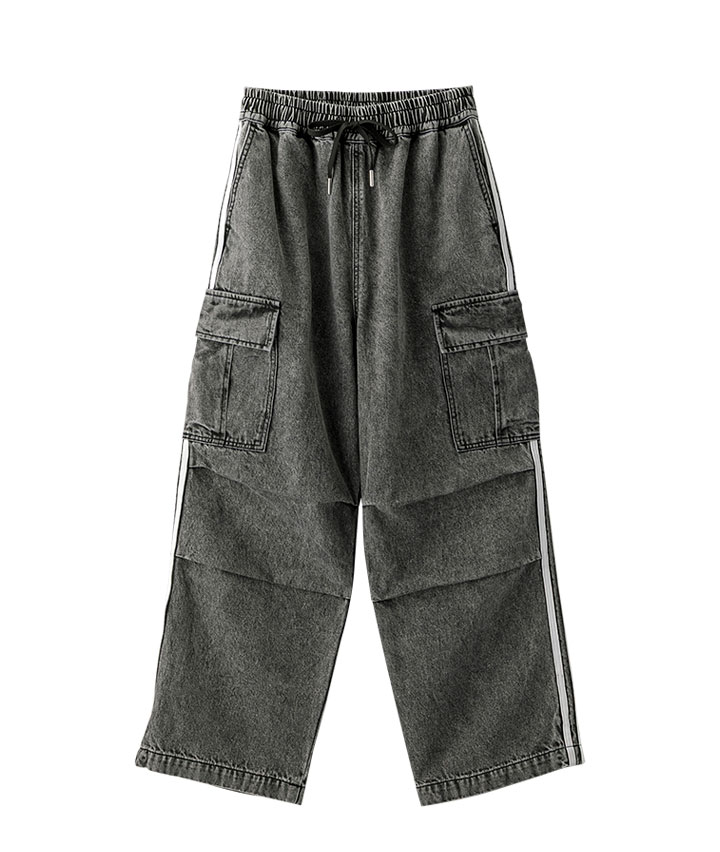 女児デニムカーゴパンツ