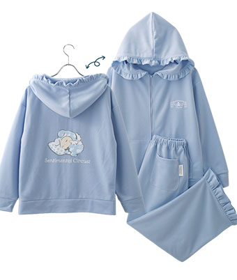 【センチメンタルサーカス】フリルパーカーセットアップ