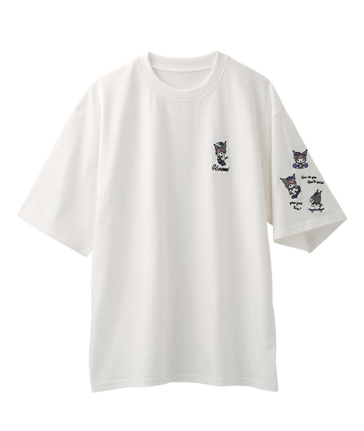 【サンリオキャラクターズ】袖刺繍Ｔシャツ
