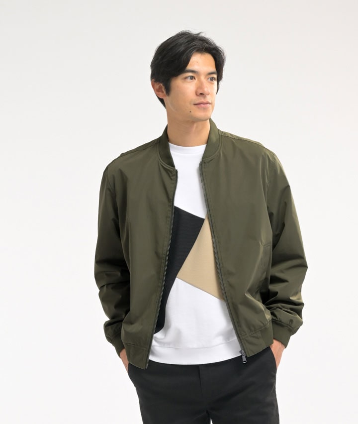 （撥水・防汚・防風）ＭＡ－１タイプブルゾン