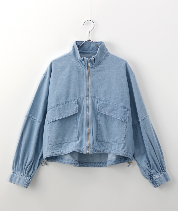 デニムスタンドジャケット
