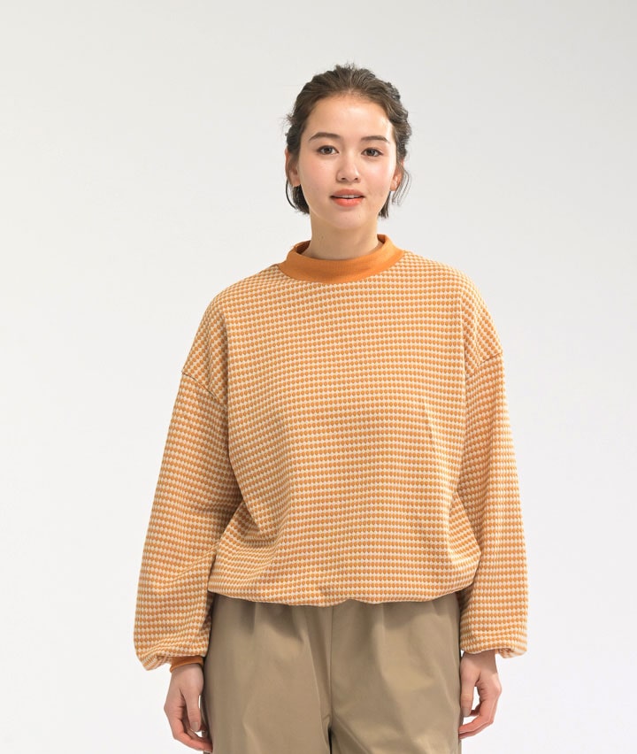 ハニカムジャガードプルオーバー