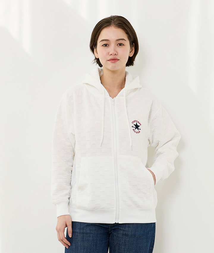 【ＣＯＮＶＥＲＳＥ】薄中綿ジップパーカ