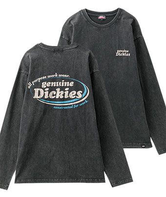 【ＧＥＮＵＩＮＥ　ＤＩＣＫＩＥＳ】パウダーブリーチ加工プリントロンＴ