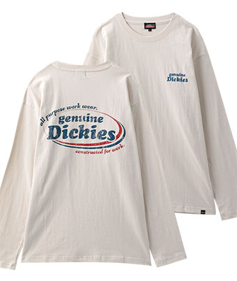 【ＧＥＮＵＩＮＥ　ＤＩＣＫＩＥＳ】パウダーブリーチ加工プリントロンＴ