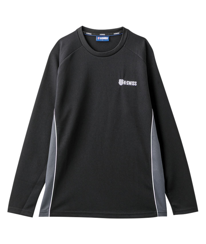 【Ｋ・ＳＷＩＳＳ】ワッフル脇切替クルーＴシャツ