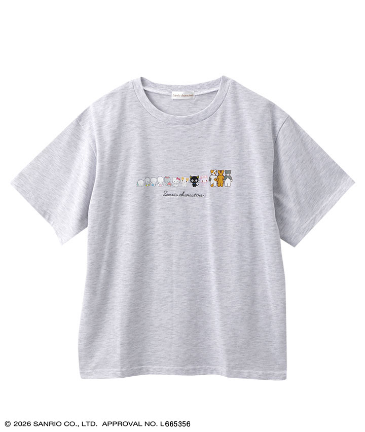 【サンリオキャラクターズ】プリントＴシャツ