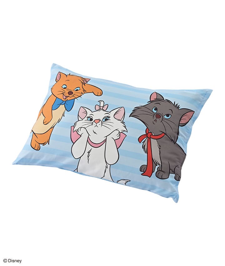 【Ｄｉｓｎｅｙ】（おしゃれキャット）カバー付き枕