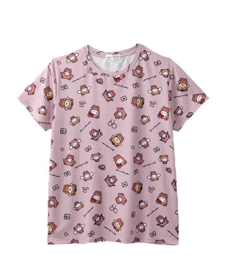 【サンリオキャラクターズ】クマ総柄Ｔシャツ