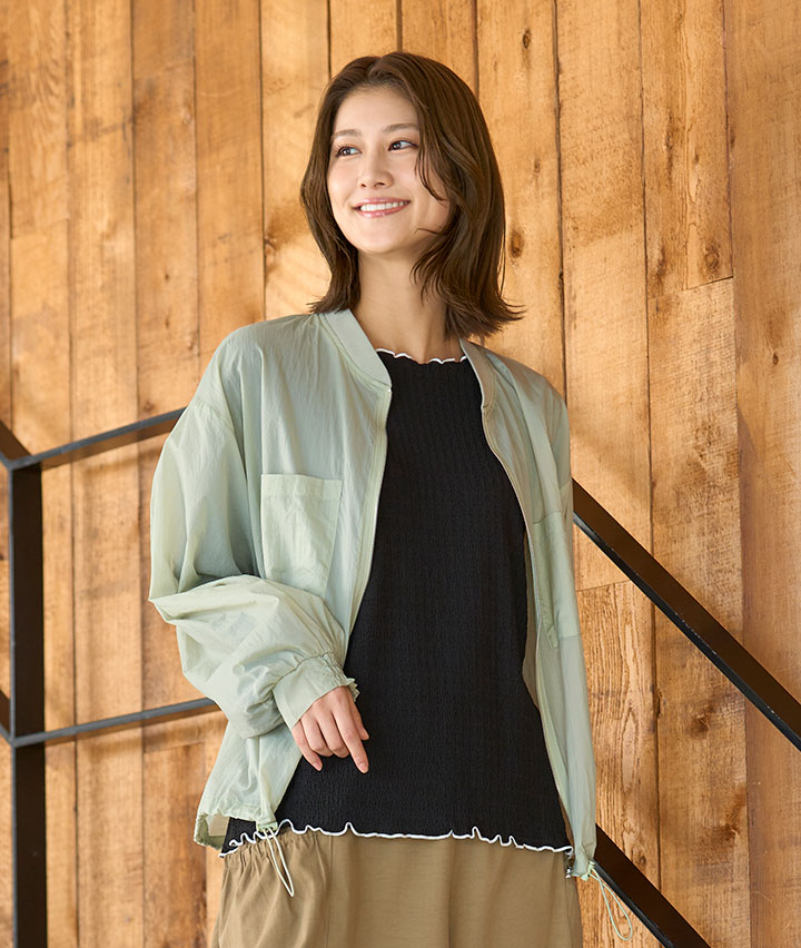 ナイロンシアーブルゾン