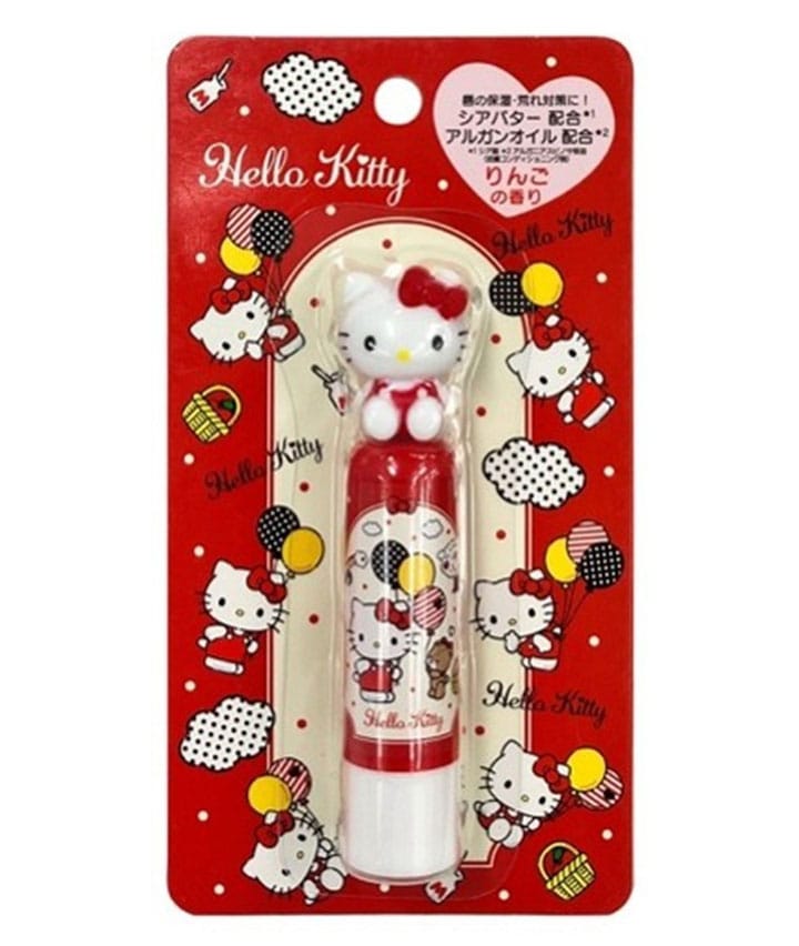 【サンリオキャラクターズ】（ハローキティ）おすわりリップクリーム