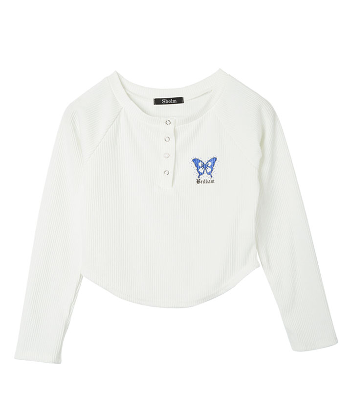 ヘンリーネックプルオーバー