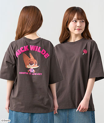 【Ｄｉｓｎｅｙ】（ズートピア２）ニックＴシャツ