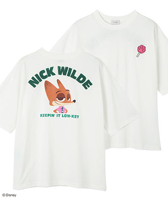 【Ｄｉｓｎｅｙ】（ズートピア２）ニックＴシャツ
