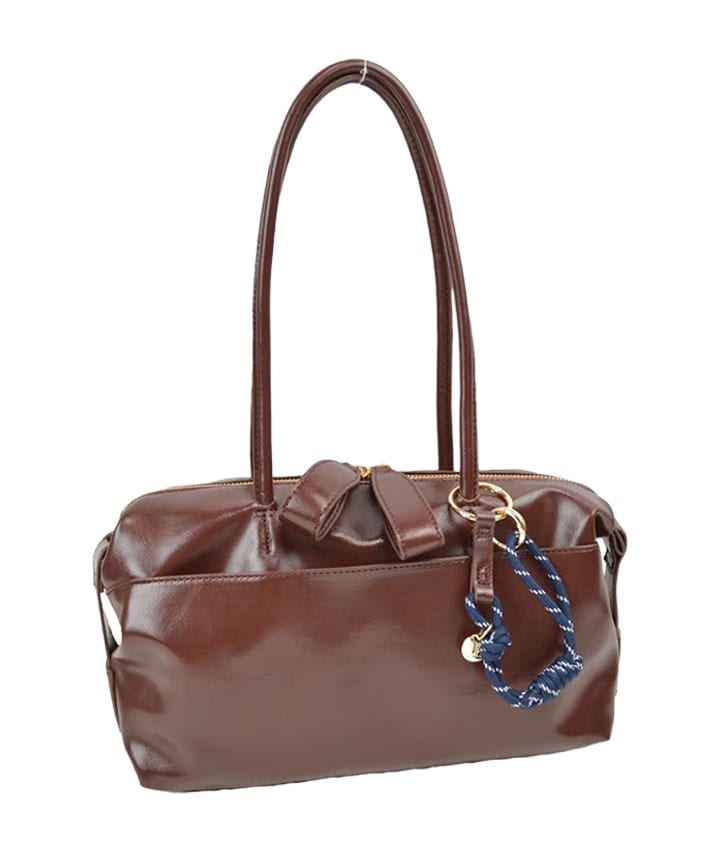 合皮ボストンバッグ