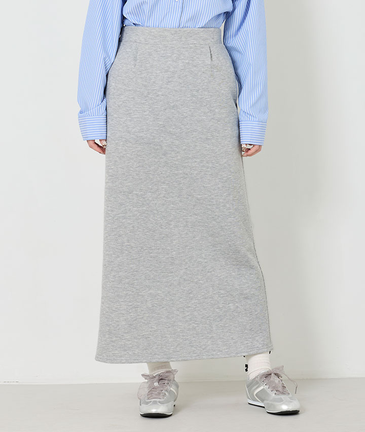裏毛ナロースカート