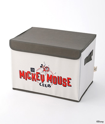 Ｄｉｓｎｅｙ１００】収納ボックス ミッキーマウス・クラブ(２６×３６