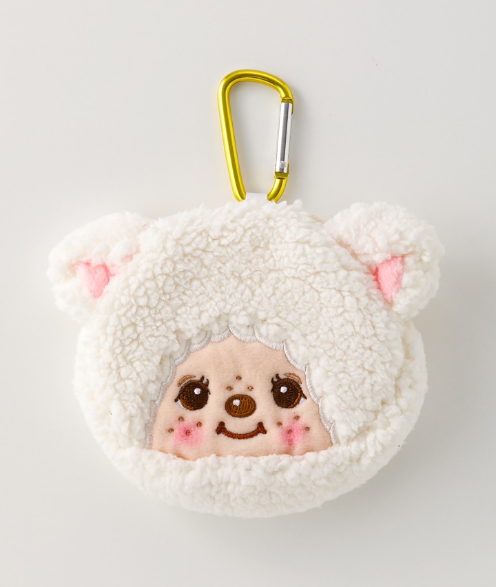 【モンチッチ】カラビナ付ミニポーチ