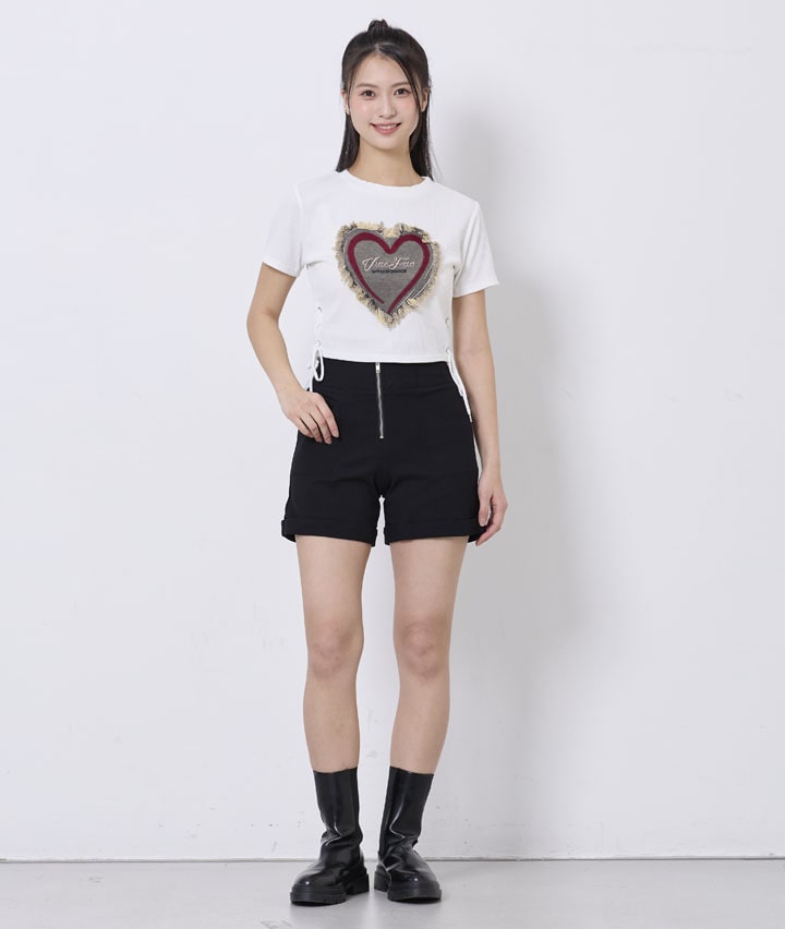 ツイルジップショートパンツ